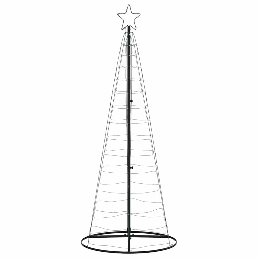 vidaXL Sapin de Noël LED 200 LED Blanc Froid 180 cm