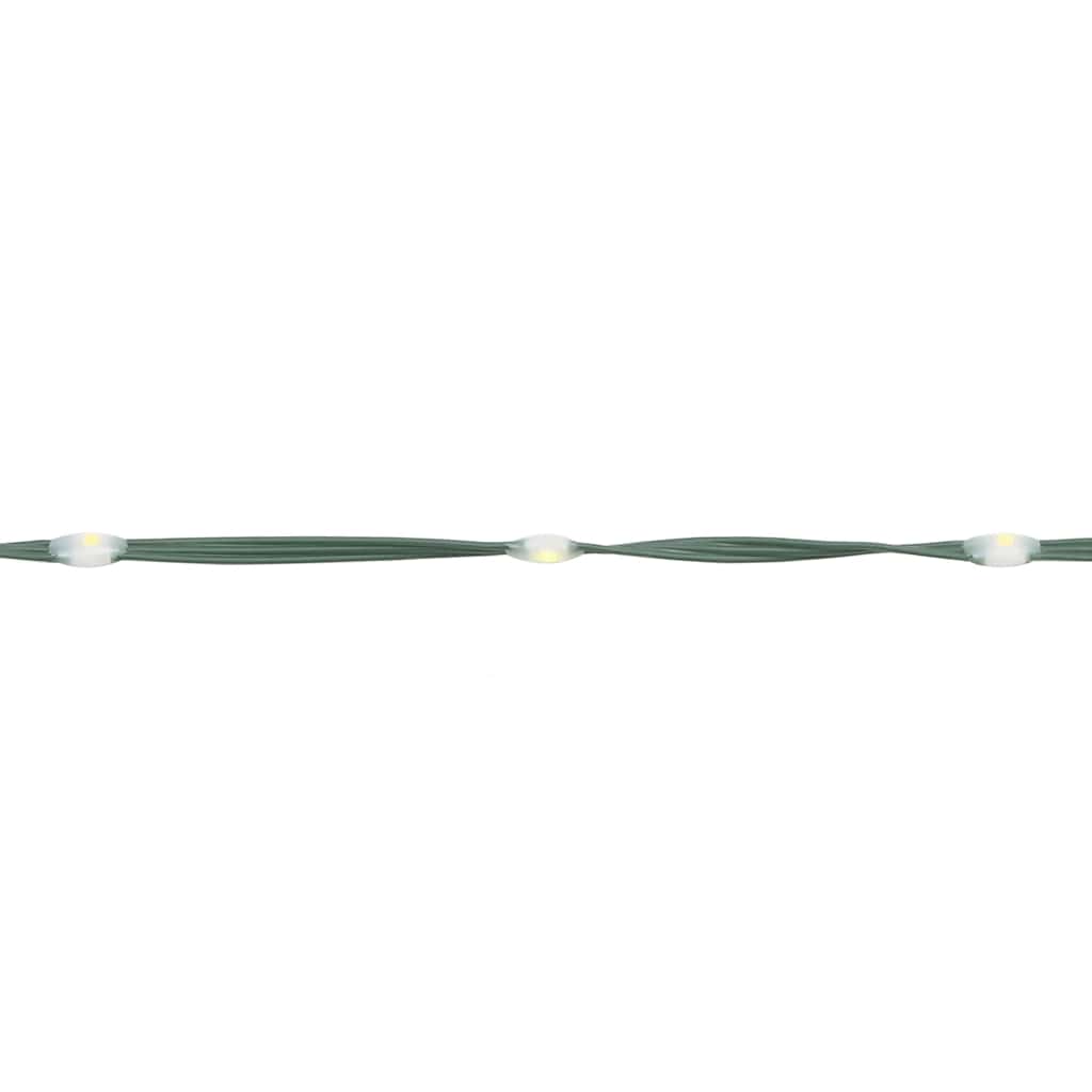 vidaXL Sapin de Noël LED 200 LED Blanc Froid 180 cm