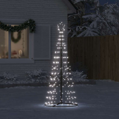 vidaXL Sapin de Noël LED 200 LED Blanc Froid 180 cm