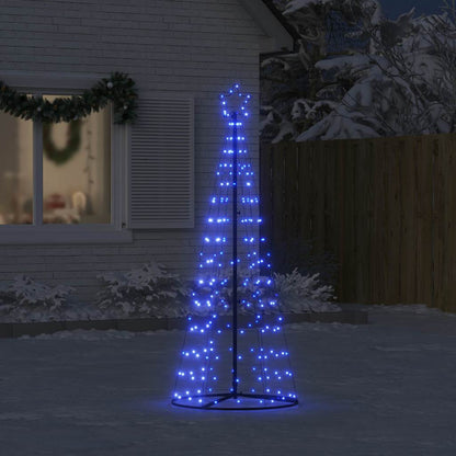 vidaXL Sapin de Noël LED 200 LED Bleu 180 cm