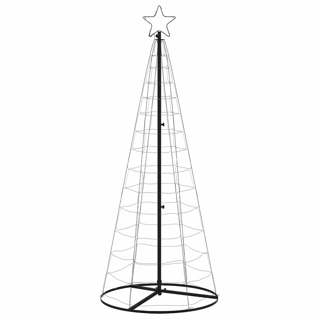 vidaXL Sapin de Noël LED 200 LED Bleu 180 cm