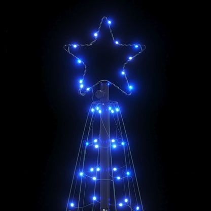 vidaXL Sapin de Noël LED 200 LED Bleu 180 cm