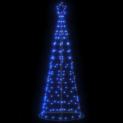 vidaXL Sapin de Noël LED 200 LED Bleu 180 cm