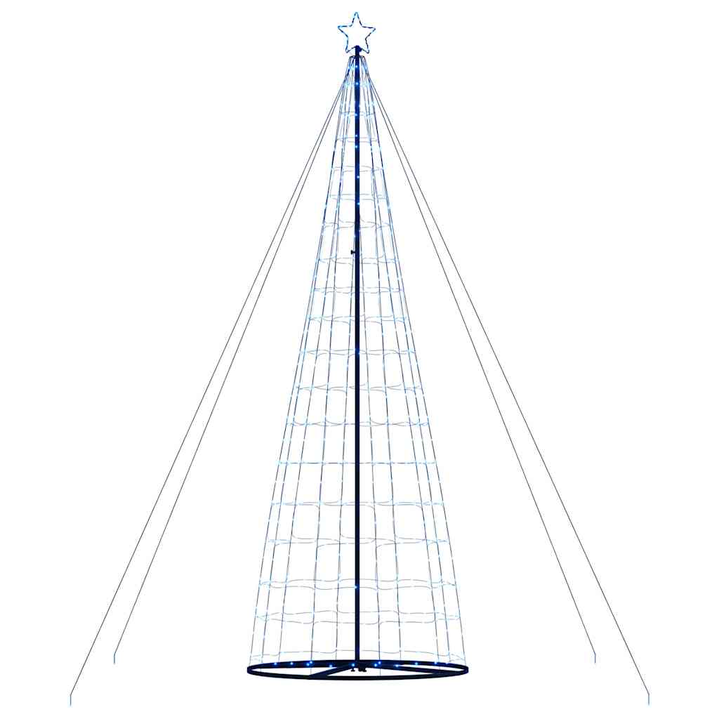 vidaXL Sapin de Noël à LED 1534 LED Bleu 500 cm