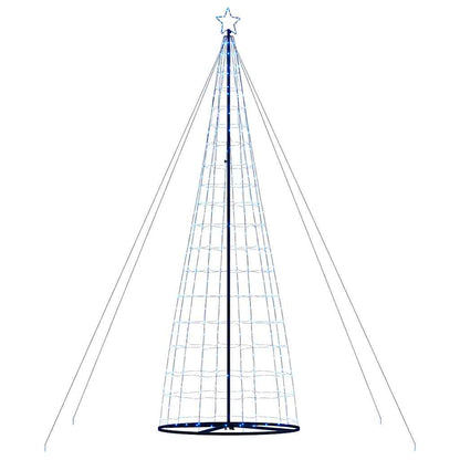 vidaXL Sapin de Noël à LED 1534 LED Bleu 500 cm