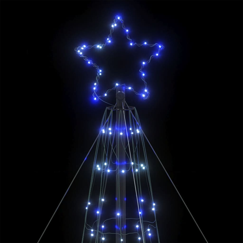 vidaXL Sapin de Noël à LED 1534 LED Bleu 500 cm