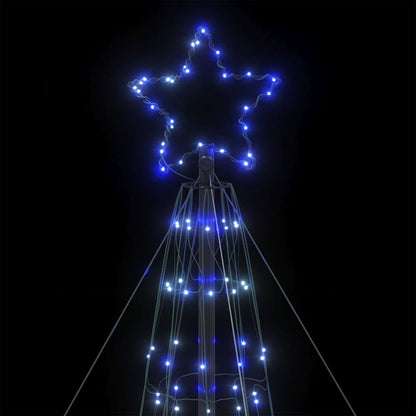 vidaXL Sapin de Noël à LED 1534 LED Bleu 500 cm