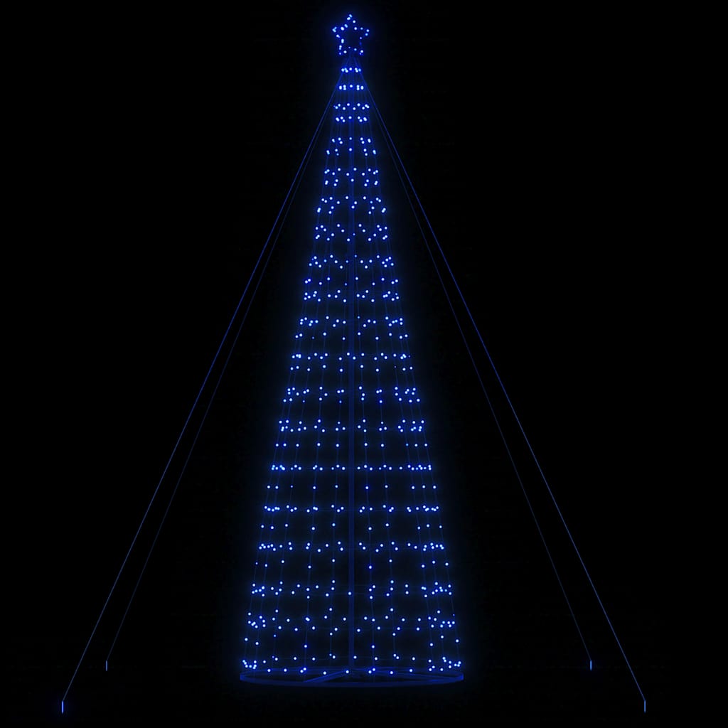 vidaXL Sapin de Noël à LED 1534 LED Bleu 500 cm