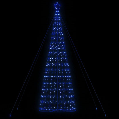 vidaXL Sapin de Noël à LED 1534 LED Bleu 500 cm