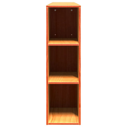vidaXL Kopfteil mit Stauraum Wachsbraun 180 cm Massivholz Kiefer