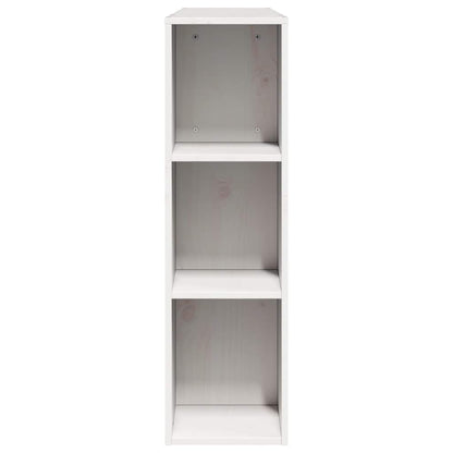 vidaXL Kopfteil mit Stauraum Weiß 150 cm Massivholz Kiefer