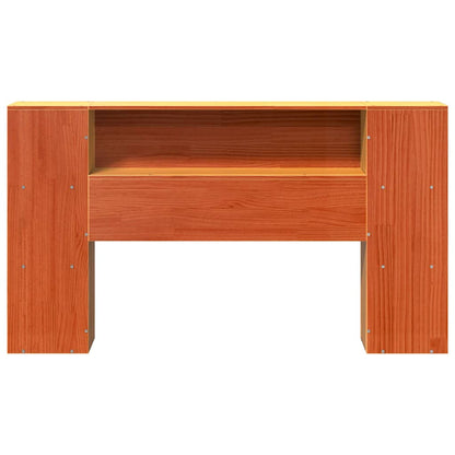 vidaXL Kopfteil mit Stauraum Wachsbraun 150 cm Massivholz Kiefer