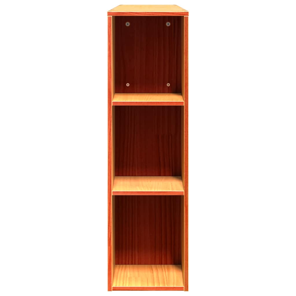 vidaXL Kopfteil mit Stauraum Wachsbraun 150 cm Massivholz Kiefer