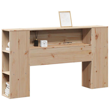 vidaXL Kopfteil mit Stauraum 140 cm Massivholz Kiefer