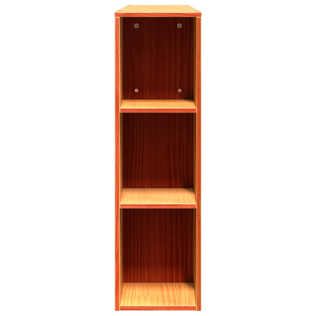 vidaXL Kopfteil mit Stauraum Wachsbraun 140 cm Massivholz Kiefer