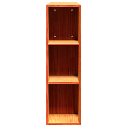 vidaXL Kopfteil mit Stauraum Wachsbraun 140 cm Massivholz Kiefer