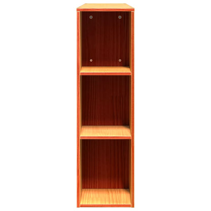 vidaXL Kopfteil mit Stauraum Wachsbraun 135 cm Massivholz Kiefer
