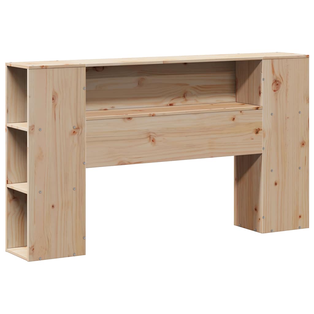 vidaXL Kopfteil mit Stauraum 120 cm Massivholz Kiefer