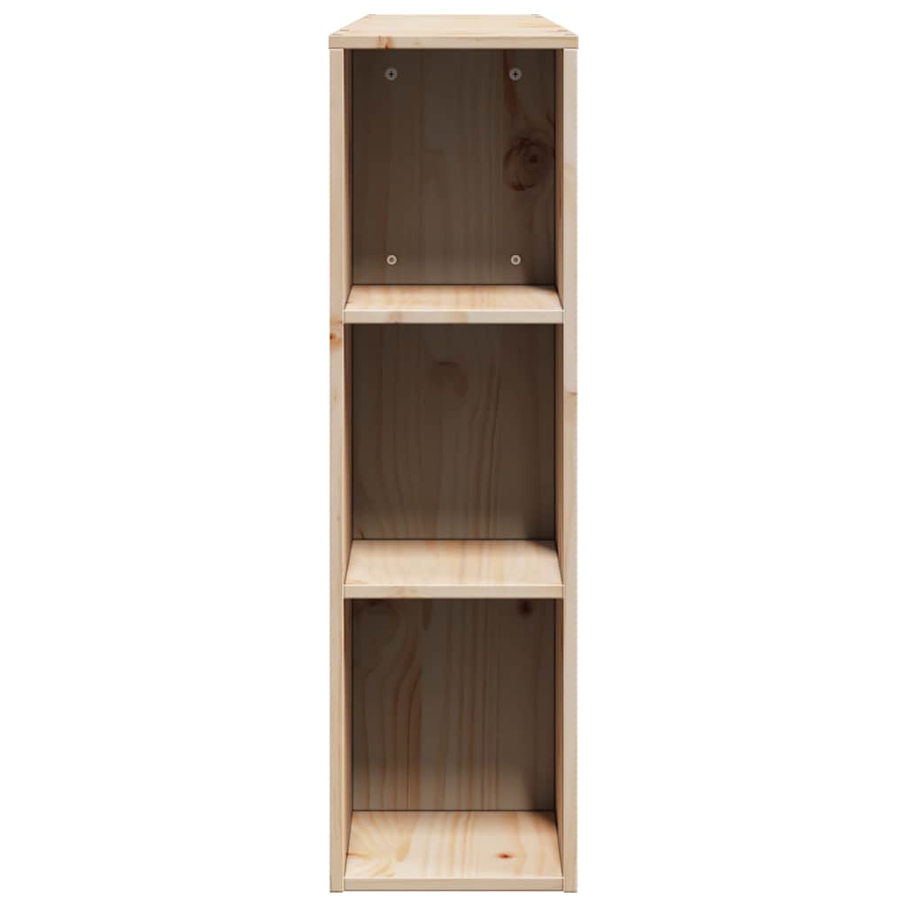 vidaXL Kopfteil mit Stauraum 120 cm Massivholz Kiefer