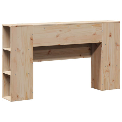 vidaXL Kopfteil mit Stauraum 120 cm Massivholz Kiefer