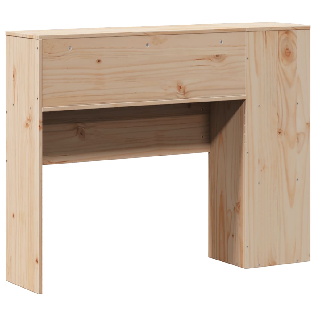 vidaXL Kopfteil mit Stauraum 100 cm Massivholz Kiefer