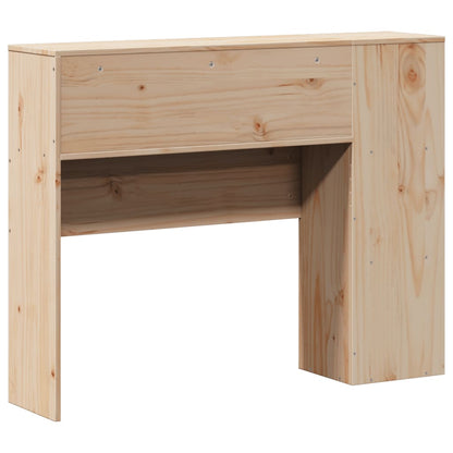 vidaXL Kopfteil mit Stauraum 100 cm Massivholz Kiefer