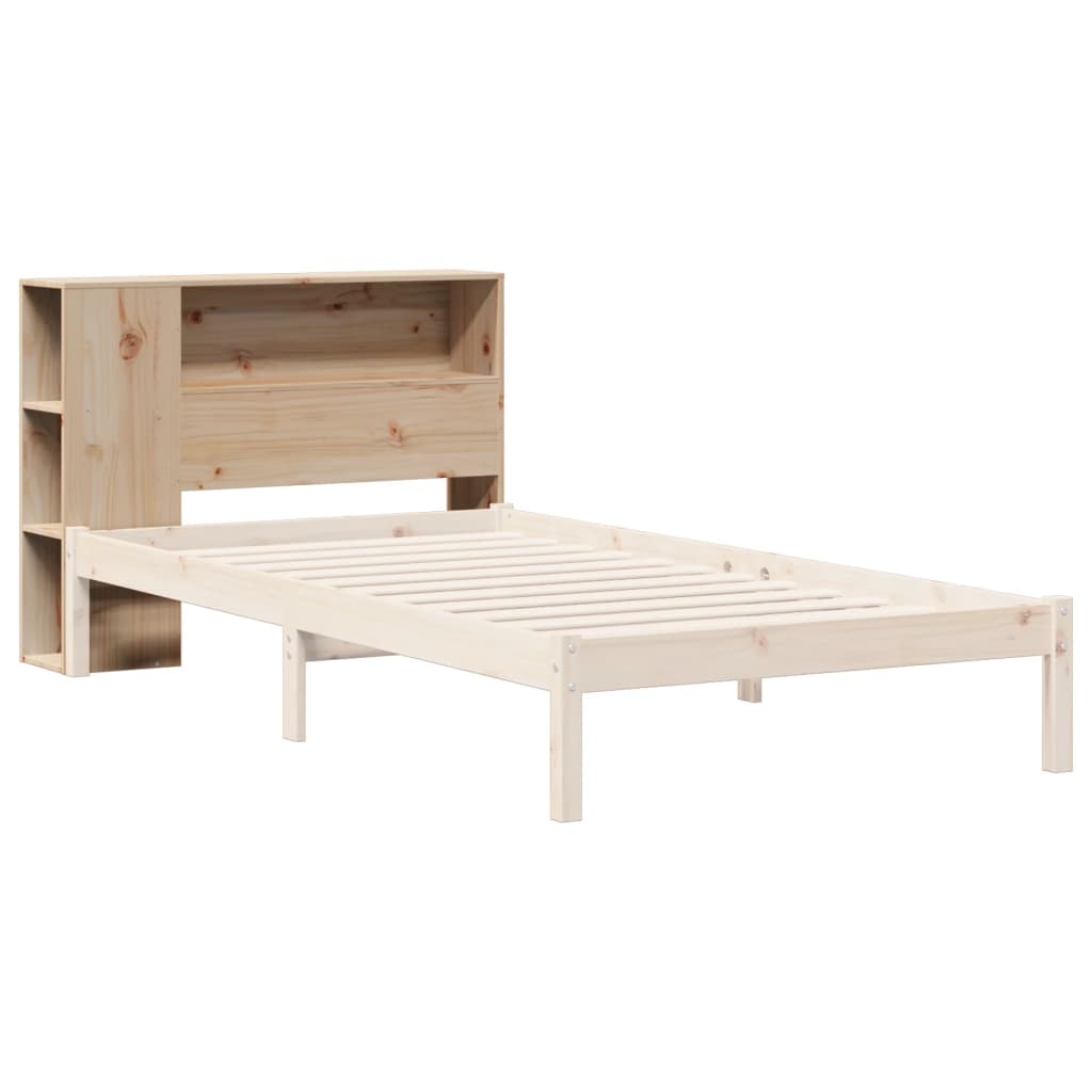 vidaXL Kopfteil mit Stauraum 100 cm Massivholz Kiefer