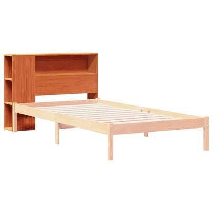 vidaXL Kopfteil mit Stauraum Wachsbraun 100 cm Massivholz Kiefer