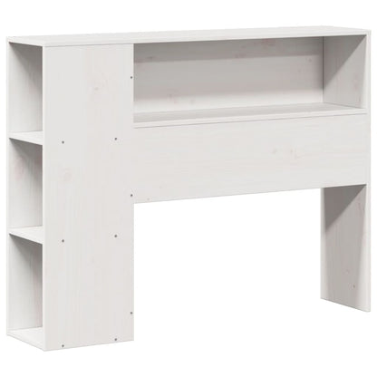 vidaXL Kopfteil mit Stauraum Weiß 75 cm Massivholz Kiefer
