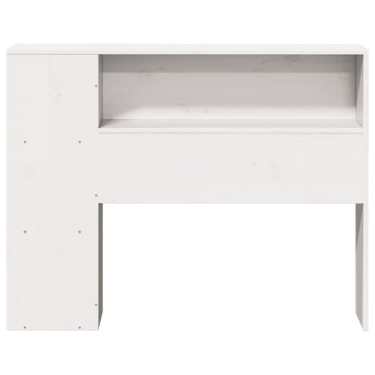 vidaXL Kopfteil mit Stauraum Weiß 75 cm Massivholz Kiefer