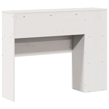 vidaXL Kopfteil mit Stauraum Weiß 75 cm Massivholz Kiefer