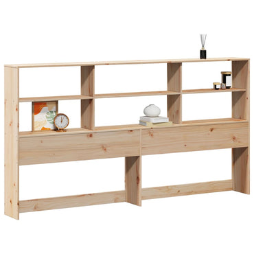 vidaXL Kopfteil mit Stauraum 180 cm Massivholz Kiefer