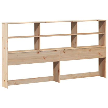 vidaXL Kopfteil mit Stauraum 180 cm Massivholz Kiefer