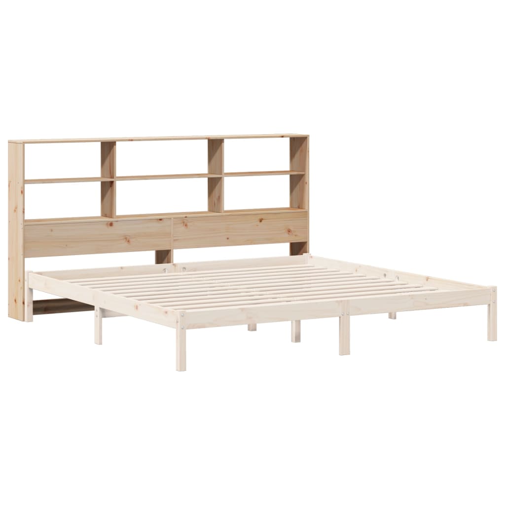 vidaXL Kopfteil mit Stauraum 180 cm Massivholz Kiefer