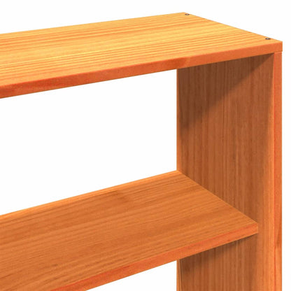 vidaXL Kopfteil mit Stauraum Wachsbraun 180 cm Massivholz Kiefer