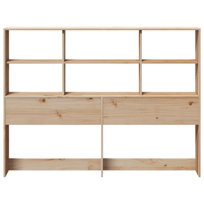 vidaXL Kopfteil mit Stauraum 160 cm Massivholz Kiefer