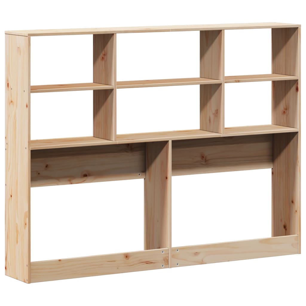 vidaXL Kopfteil mit Stauraum 160 cm Massivholz Kiefer