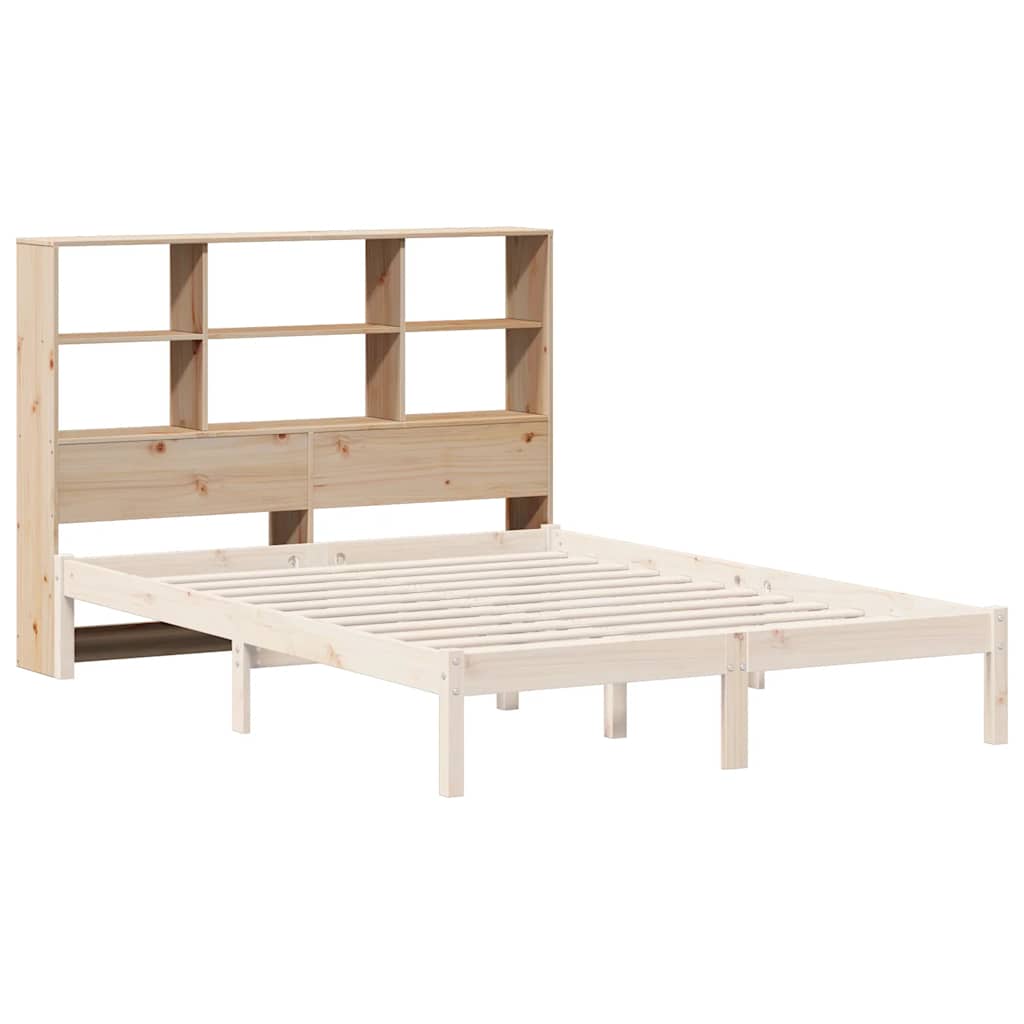 vidaXL Kopfteil mit Stauraum 160 cm Massivholz Kiefer