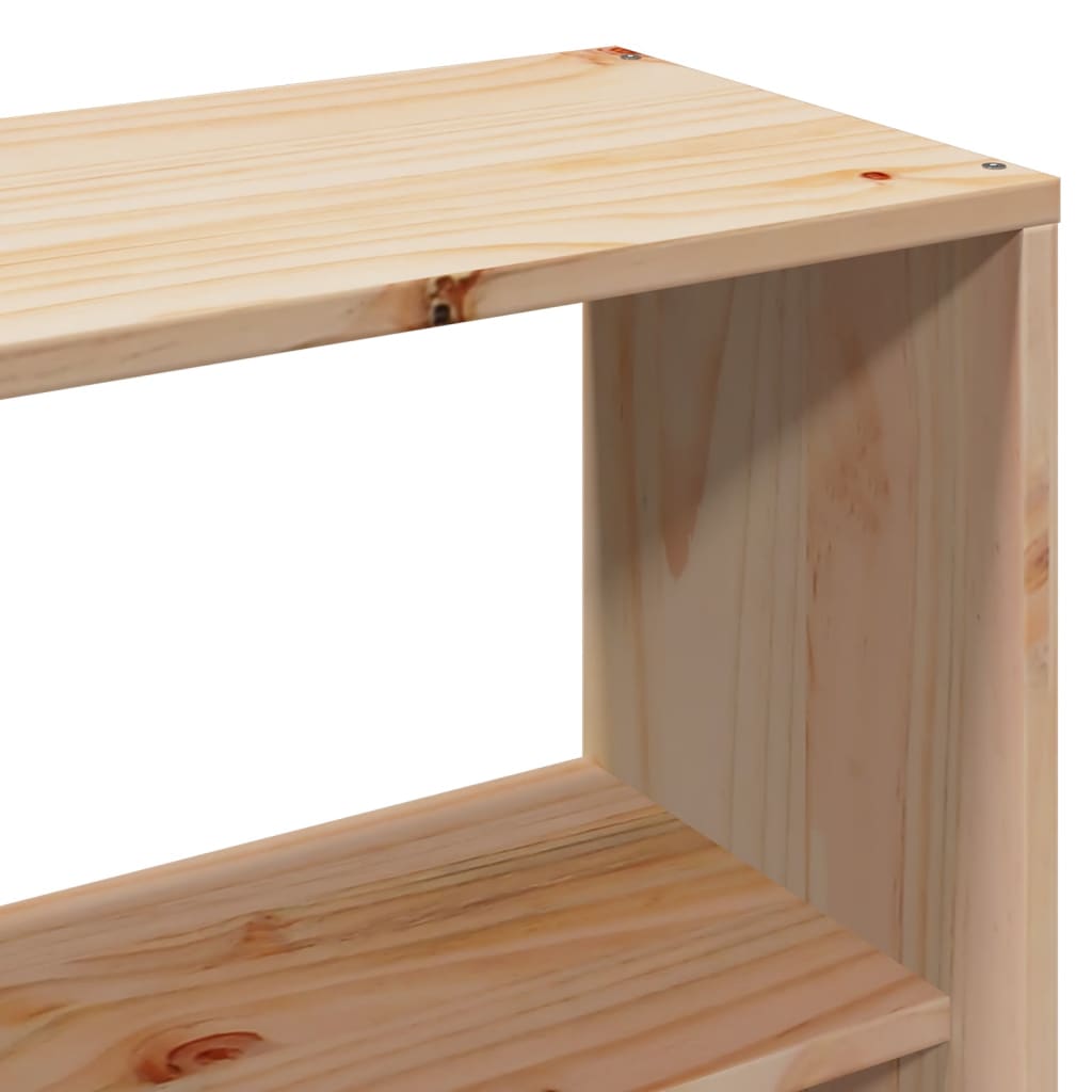 vidaXL Kopfteil mit Stauraum 160 cm Massivholz Kiefer