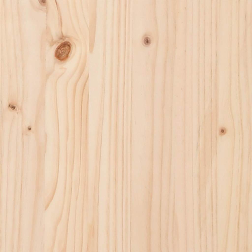 vidaXL Kopfteil mit Stauraum 160 cm Massivholz Kiefer