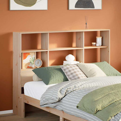vidaXL Kopfteil mit Stauraum 160 cm Massivholz Kiefer