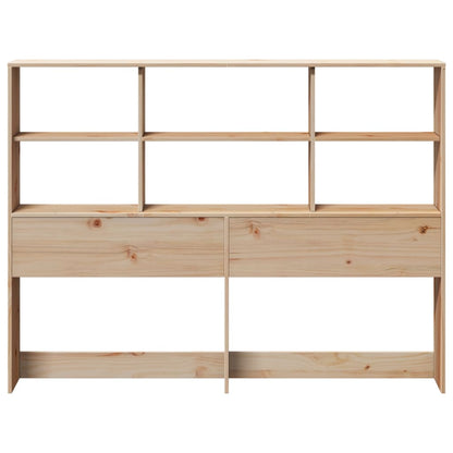 vidaXL Kopfteil mit Stauraum 150 cm Massivholz Kiefer