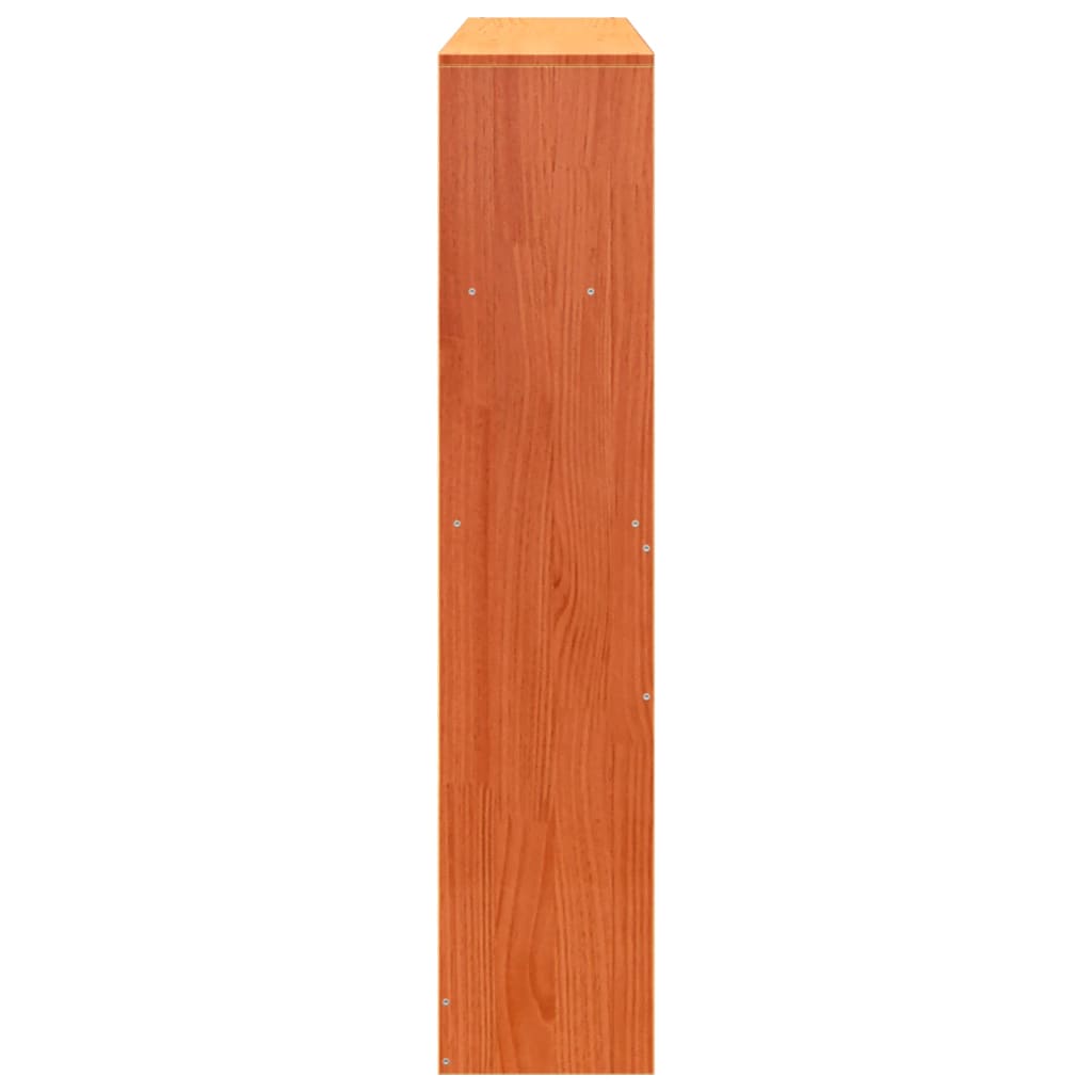 vidaXL Kopfteil mit Stauraum Wachsbraun 150 cm Massivholz Kiefer