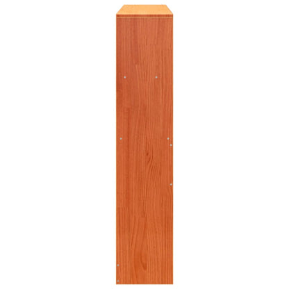 vidaXL Kopfteil mit Stauraum Wachsbraun 150 cm Massivholz Kiefer