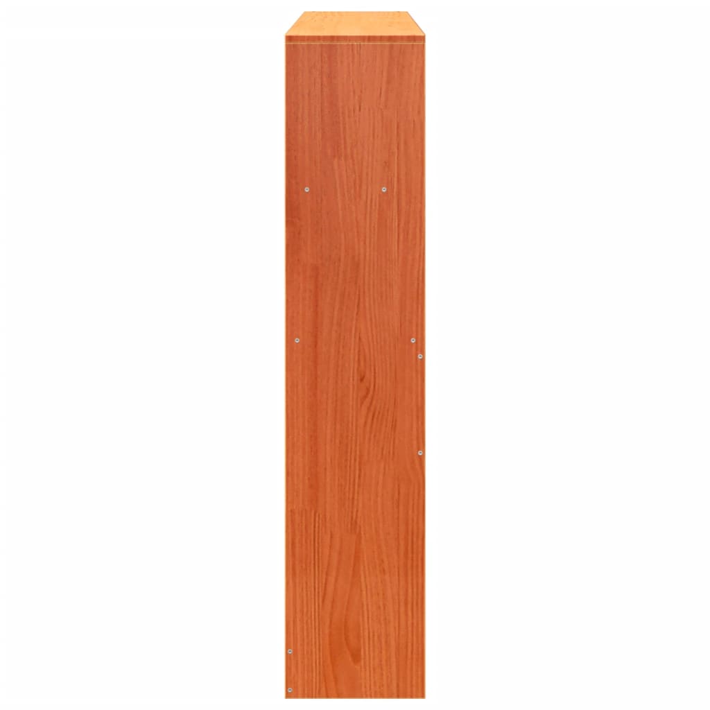 vidaXL Kopfteil mit Stauraum Wachsbraun 140 cm Massivholz Kiefer