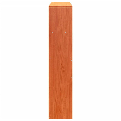 vidaXL Kopfteil mit Stauraum Wachsbraun 140 cm Massivholz Kiefer
