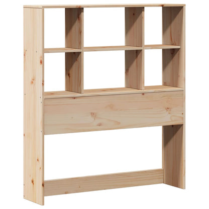 vidaXL Kopfteil mit Stauraum 90 cm Massivholz Kiefer