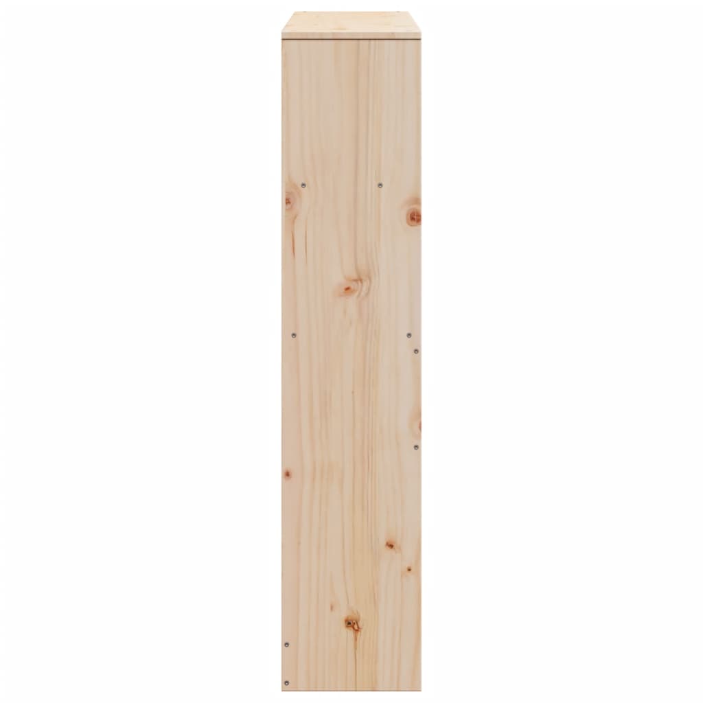 vidaXL Kopfteil mit Stauraum 90 cm Massivholz Kiefer
