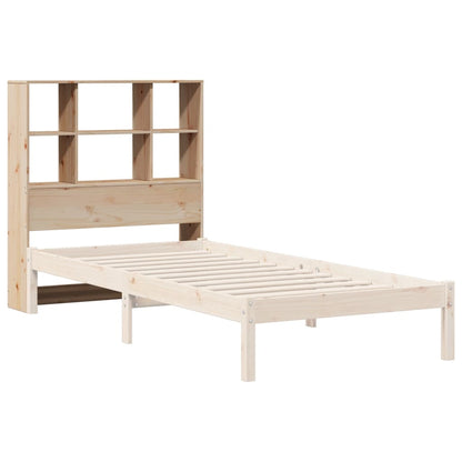 vidaXL Kopfteil mit Stauraum 90 cm Massivholz Kiefer