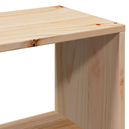 vidaXL Kopfteil mit Stauraum 90 cm Massivholz Kiefer